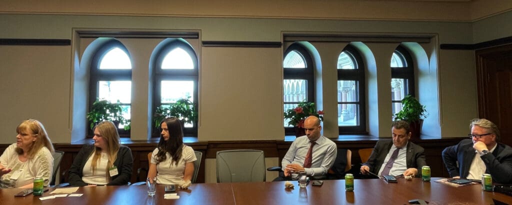 CNEWA visit to Canadian Parliament in May 2024