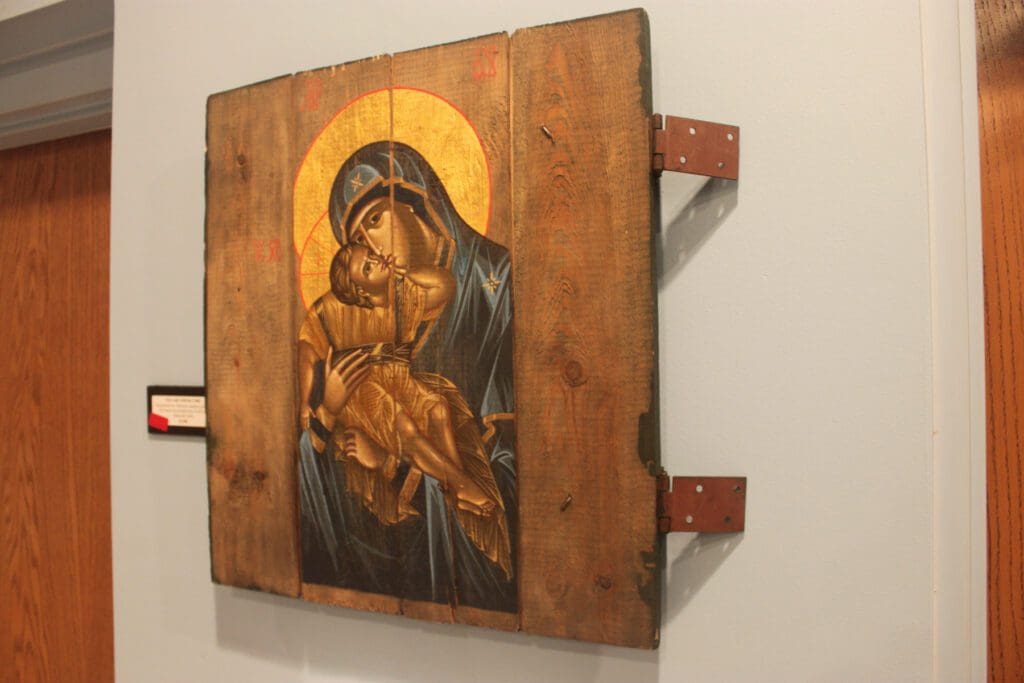 icono Virgen María con el niño