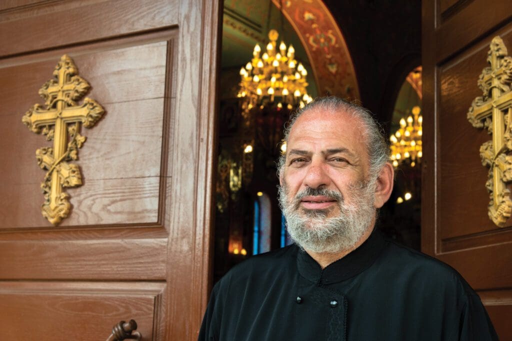 Retrato del padre Atallah Makhouli, Jerusalén.