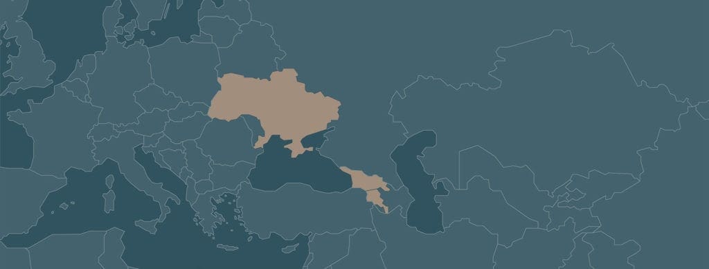 map of eastern europe, a region where cnewa works.