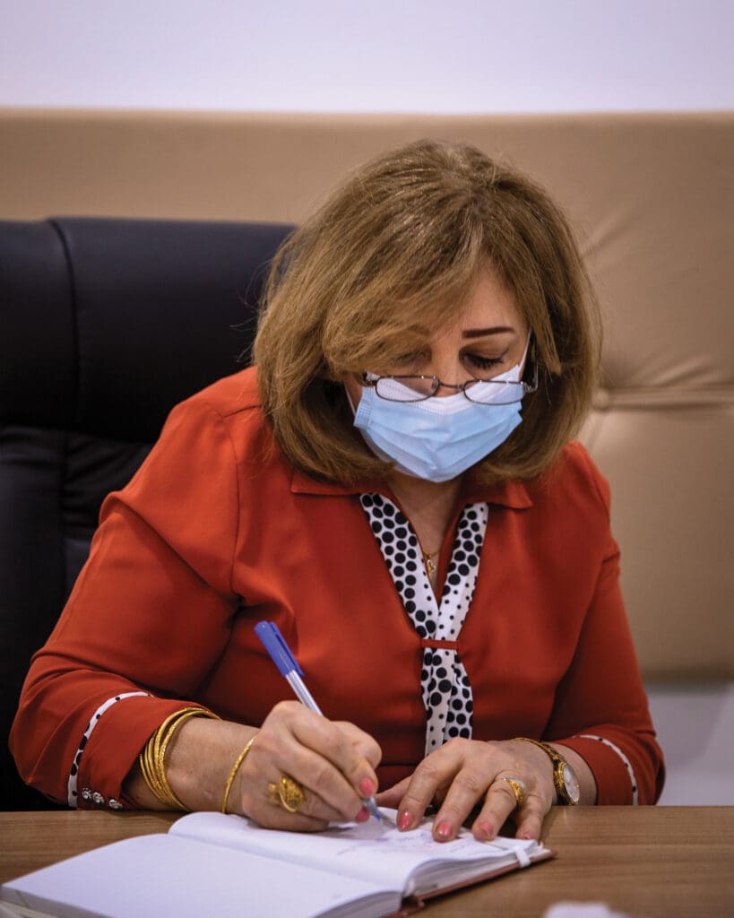 Dr. Muna Ghanim Majeed Shaya is an obstetrician-gynecologist at the Mar Narsai health dispensary in Duhok, Iraqi Kurdistan.